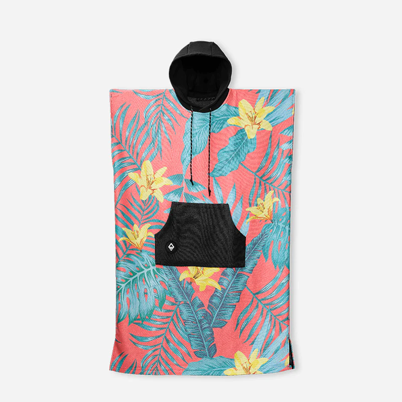 Changing Poncho: Palms Coral
